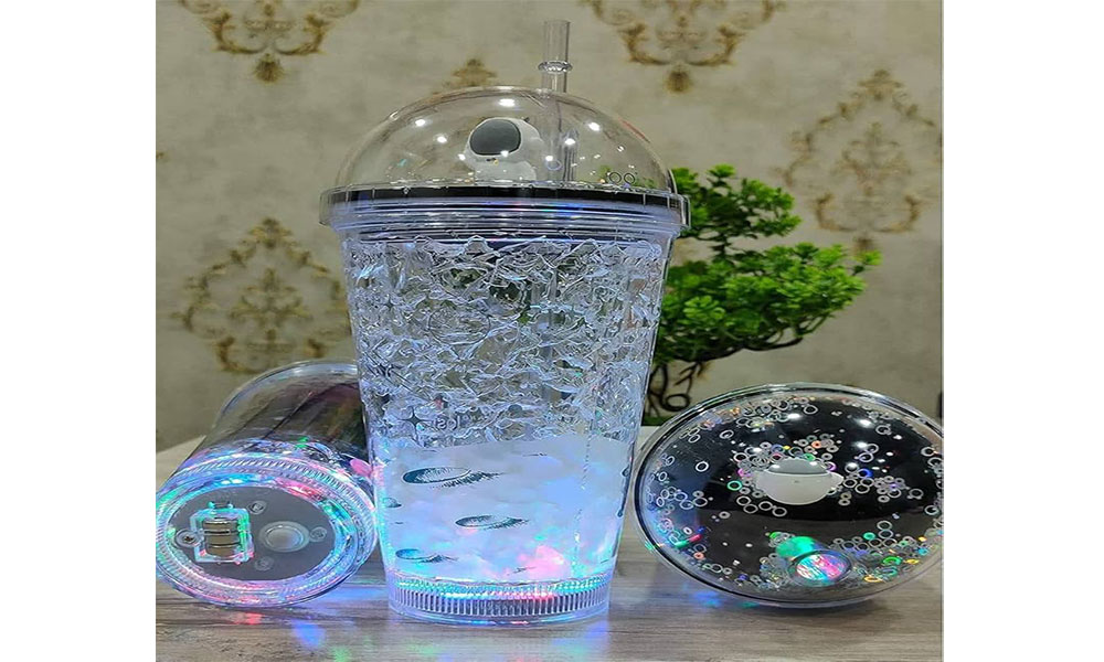 بطری با درب کریستالی و LED